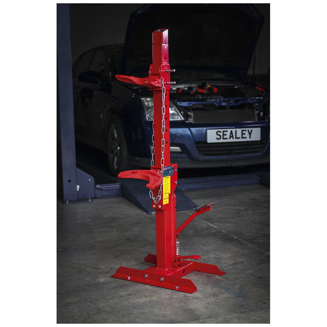 Sealey RE2311 Coil Spring Compressing Station with Gauge Hydraulic ...