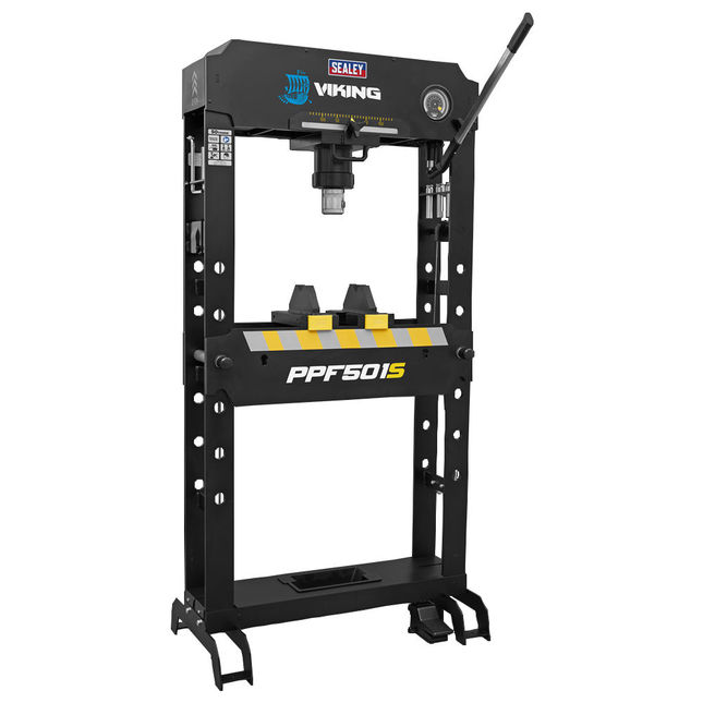 Photos - Car Service Station Equipment Sealey PPF501S Viking Pneumatic / Hydraulic 50 Tonne Floor Press 