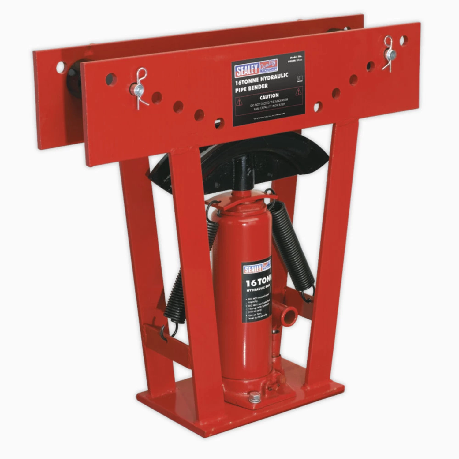 16 Ton Manual Hydraulic Pipe Bender Kit With 8 Dies – 1/2" To 3" Tube, Exhaust & Conduit