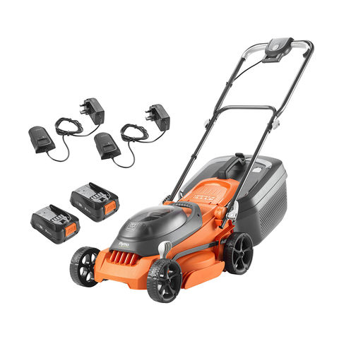 Flymo EasiStore 340R 36V 34cm Rotary Lawnmower with 2Ah battery