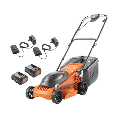 Image of Power for All Alliance Flymo EasiStore 380R 36V 38cm Rotary Lawnmower with 2 x 2.6Ah Batteries