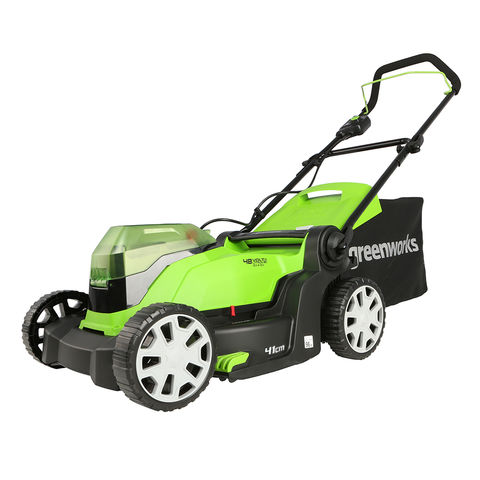 Image of Greenworks Greenworks GWG24X2LM41 48V 41cm Cordless Lawnmower (Bare Unit)