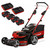 Einhell Power X-Change GE-CM 36/47 S HW Li 36V 47cm Lawnmower Self Propelled with 4 x 18V 4Ah Batteries (Image thumbnail 1 of 12)