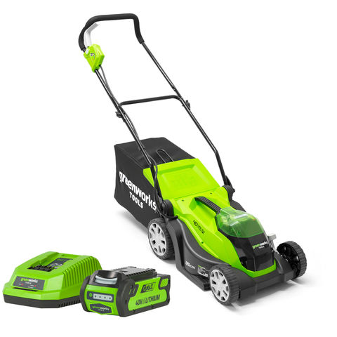 Image of Greenworks Greenworks G40LM35K2 35cm Mower with 40V/2Ah Battery and Charger