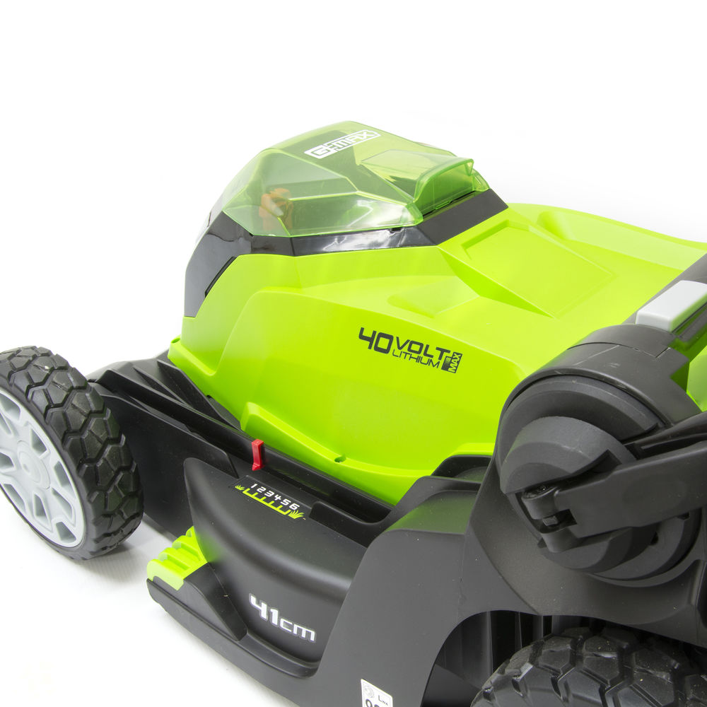 Greenworks 40v 41cm Lawnmower With 2ah Battery And Charger Machine Mart Machine Mart 9134