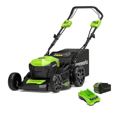 Greenworks 40V 46cm Lawnmower with 4Ah Battery & Charger