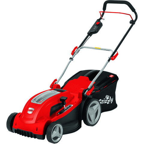 Image of Grizzly Tools 40 Volt Grizzly ARM4035 Cordless 35cm Lawnmower with Battery & Charger (40V)