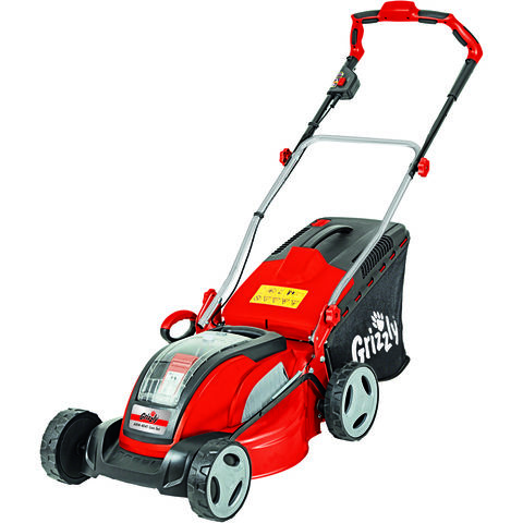 Image of Grizzly Tools 40 Volt Grizzly ARM4041 Cordless 41cm Lawnmower with 2 x Battery & Charger (40V)