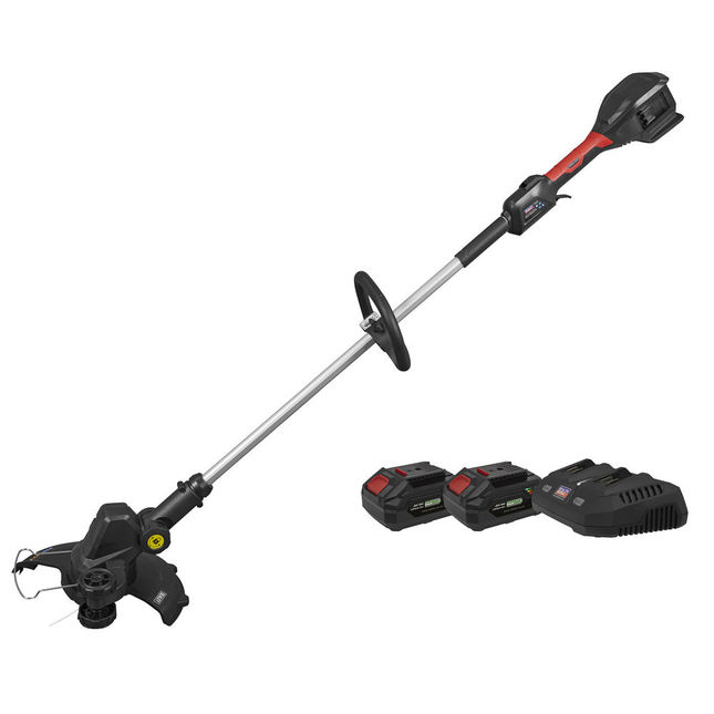 Sealey Cp40vgskit 30cm Grass Trimmer Kit With 2x 4ah 20v Batteries