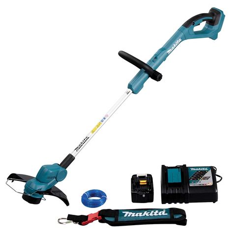 Makita DUR193RT 18V Li-ion LXT Grass Trimmer with 1 x 5Ah Battery & Charger