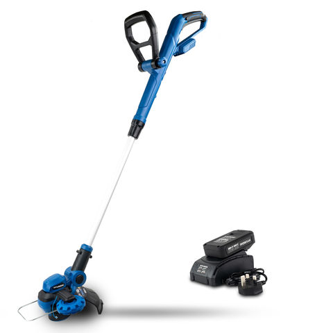 Hyundai HY2187 20V Li-Ion Cordless Grass Trimmer with 2Ah Battery - Adjustable Height