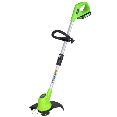 Image of Greenworks Greenworks GWG24LTK2 24V 300mm Line Trimmer 1x2.0Ah Battery