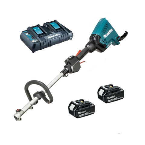 Makita DUX60PT2 LXT 18V x 2 Multifunction Power Head with 2 x 5Ah Batteries & Charger