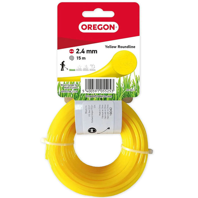 Oregon Nylon 15m x 2.4mm Trimmer Line