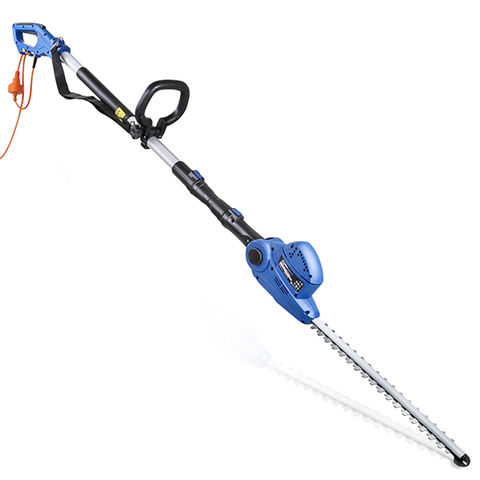 Image of Hyundai Hyundai HYPHT550E 550W 450mm Long-Reach Corded Electric Pole Hedge Trimmer/Pruner (230V)