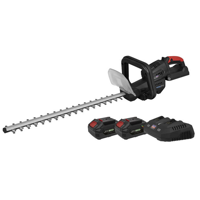 Sealey CP40VHTKIT 52cm Hedge Trimmer Kit with 2x 20V 4Ah Batteries