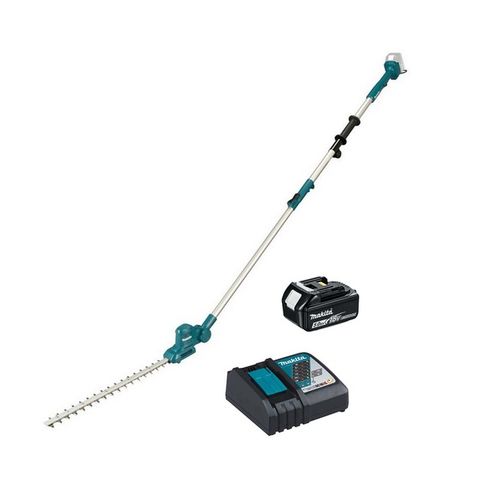 Image of Makita LXT Makita DUN461WRT 18V 46cm Pole Hedge Trimmer LXT with 1 x 5Ah Battery