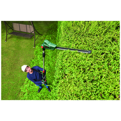 bosch cordless telescopic hedge trimmer universalhedgepole 18 with battery