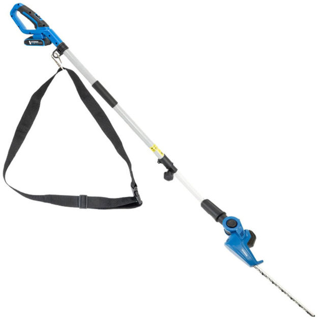 Hyundai HY20CPHT 20V 450mm Cordless Long Reach Pole Hedge Trimmer with 2.0Ah Li-ion Battery & Charger