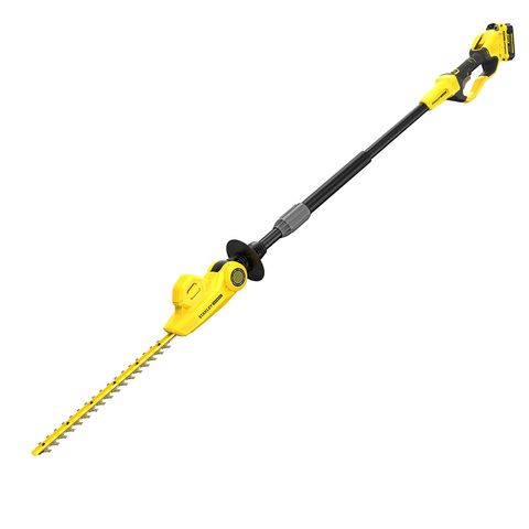 STANLEY FATMAX V20 SFMCPH845M1-GB 18V 45cm Pole Hedge Trimmer with 4Ah Battery & Charger 