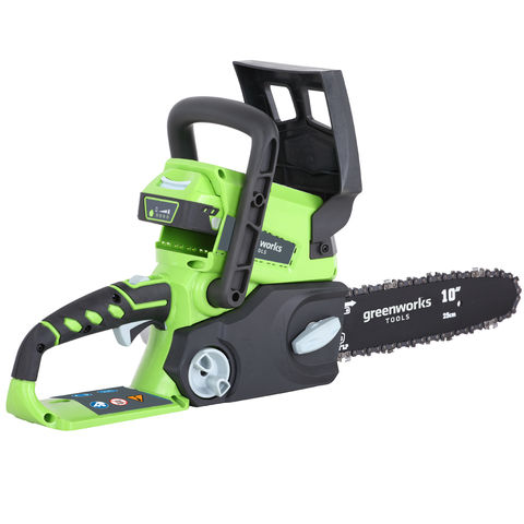 Image of Greenworks Greenworks GWG24CSK2 25cm 24V Cordless Chainsaw with 1 x 2Ah Battery