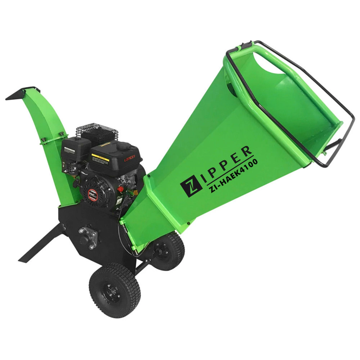 CHIPPER Zipper HAEK4100 100mm Petrol Wood Chipper - Machine Mart