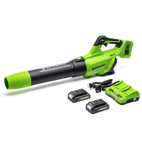Photo of Greenworks 24v/48v Greenworks 48v -2 X 24v- Axial Blower With 2 X 2ah Battery & Charger