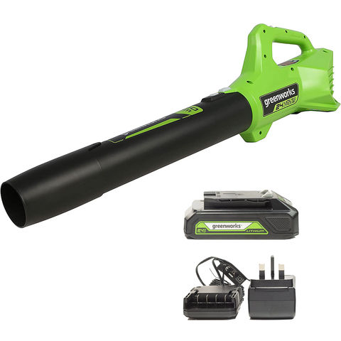 Image of Greenworks Greenworks 24V Cordless Axial Blower with 2.0Ah Battery & 2A Charger