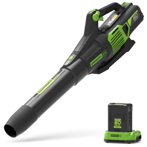 Greenworks 60V 140mph Garden Blower with 4Ah Battery & Charger