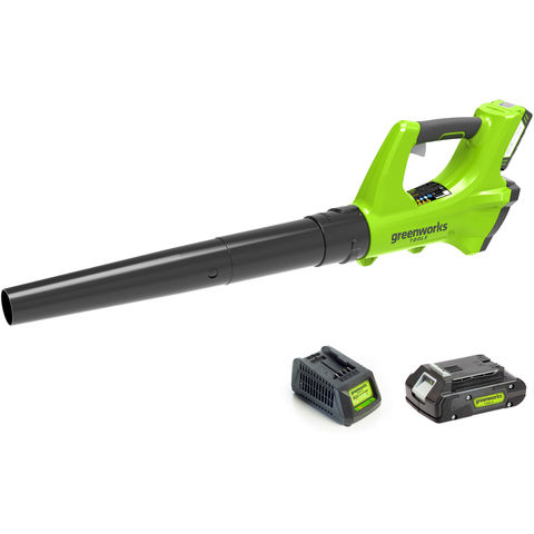 Image of Greenworks Greenworks G24ABK2 Axial Blower with Battery and Charger (24V)