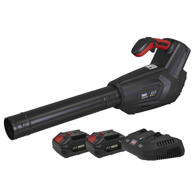 View Sealey Cp40vbkit Cordless Blower Kit With 2x 20v 4ah Batteries