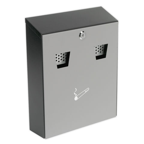 Image of Sealey Sealey RCB01 Wall Mounted Cigarette Bin