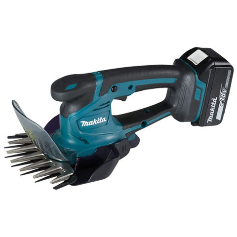 Makita DUM604RTX LXT 18V Grass Shears with Hedgetrimmer Attachment with 1x 5.0Ah Battery and DC18RC Charger