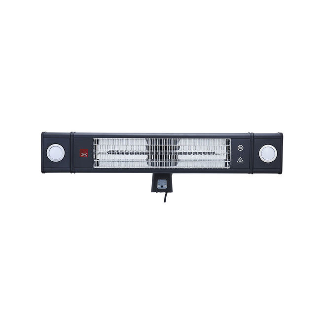 Blaze Wall Mounted Patio Heater With Led Lights 1800w