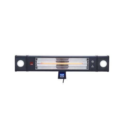 Blaze Wall Mounted Patio Heater with LED Lights 1800W