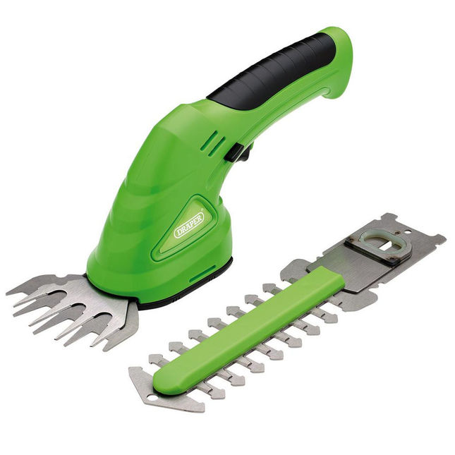 Draper 22403 7.2V Cordless Grass & Hedge Shear Kit (4pc)