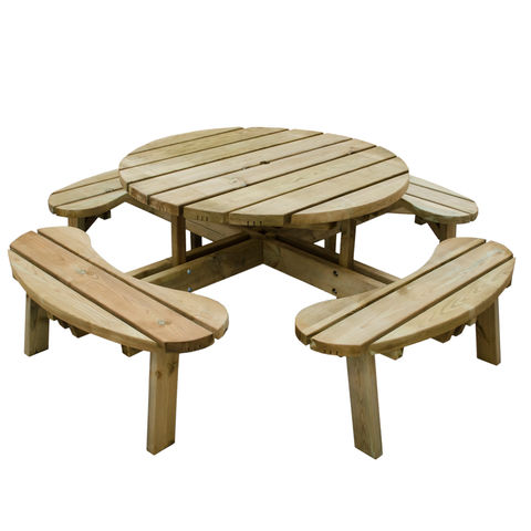 Forest Forest 72x207x207cm Circular Picnic Table