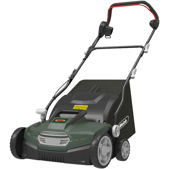 Webb 1500w 36cm -14"- Electric Lawn Rake / Scarifier -230v-