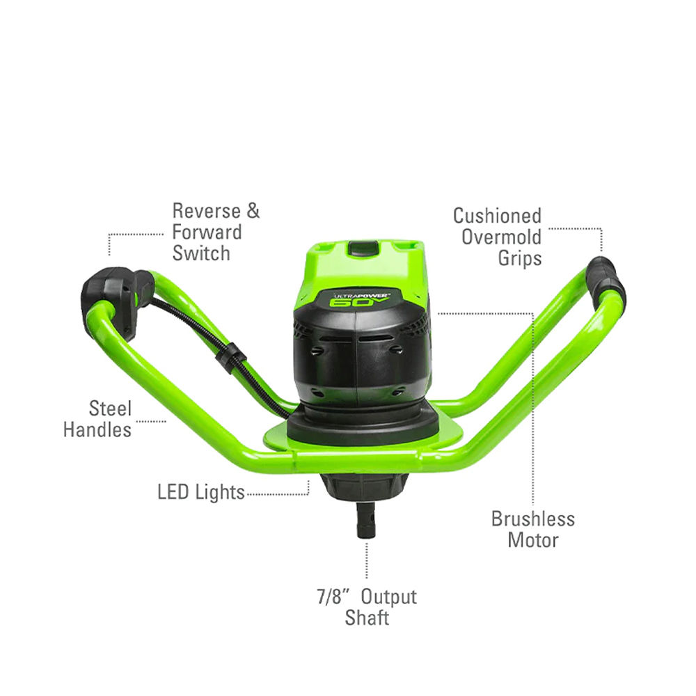 Greenworks 60V DigiPro Earth Auger (Bare Unit) Machine Mart Machine