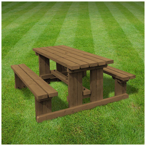 Photo of Rutland County Rutland County Tjpb5-rbr Tinwell Junior Picnic Bench - 5ft