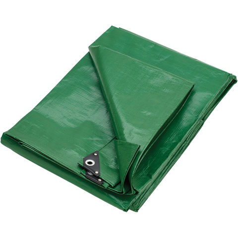 Image of Clarke Clarke HDGR6/8 Heavy Duty Green Polyethylene Tarpaulin (6x8ft / 1.8x2.4m)