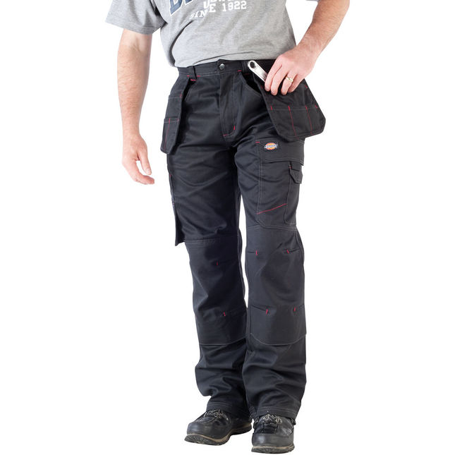 Image of Dickies Dickies Black Redhawk Pro Trousers (40" Tall)