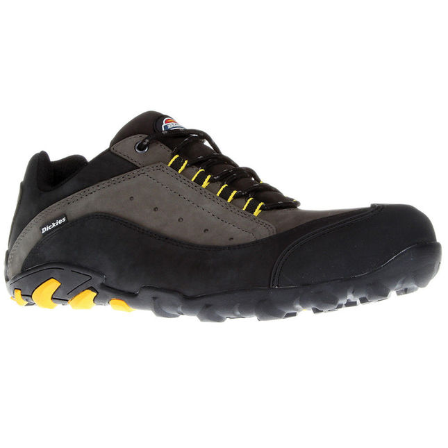 Image of Dickies Dickies Faxon Safety Trainer in Grey & Black (Size 9)
