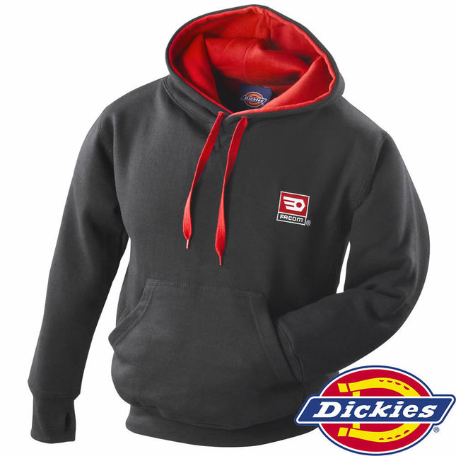 Image of Facom Facom VP.Hoody In Grey/Red – Extra Extra Large