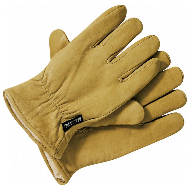 Image of Dickies Dickies Lined Leather Work Gloves Medium