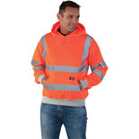 dickies hi vis hoodie orange