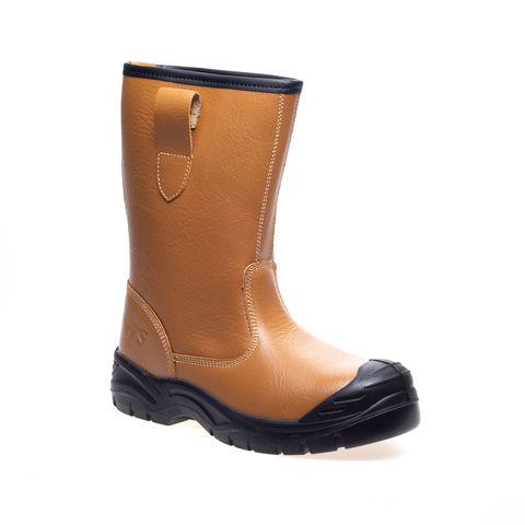 Image of Worksite WORKSITE SS403SM Tan Fur Lined Rigger Boot - Various Sizes