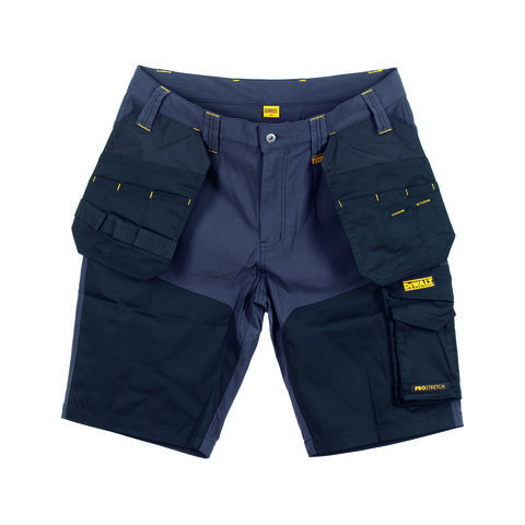 Image of DeWalt DeWalt Hamden Stretch Holster Pocket Shorts Grey/Black - Various Sizes