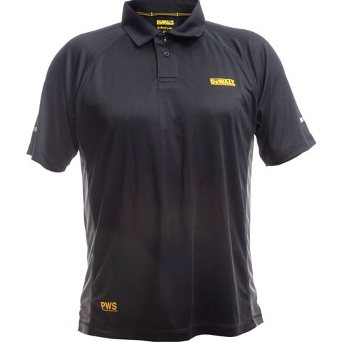 Image of DeWalt DeWalt Rutland Polo Shirt Black - Various Sizes