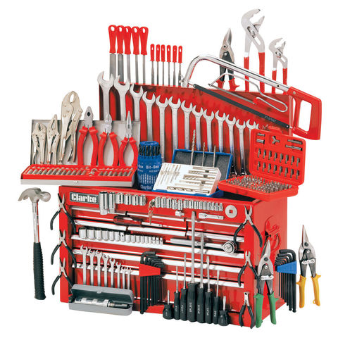 Photo of Clarke Clarke Cht634 Mechanics Tool Chest And Tools Package